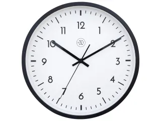 Wandklok NXT dia 30cm zwart/wit kunststof Easy Big - 2