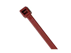 Kabelbinder nylon detecteerbaar lang 380x4,7mm rood 100 stuks