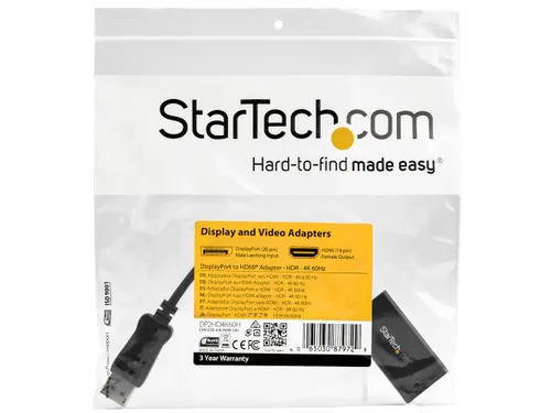 Displayport Naar Hdmi Adapter Met Hdr - 4k 60 Hz - Zwart