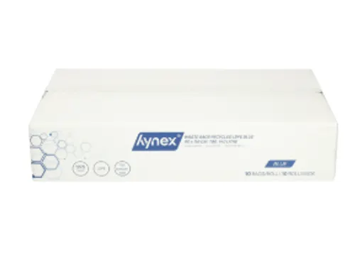 Afvalzak Hynex 90x110cm LDPE recycled T80 140L blauw rol à 10 stuks