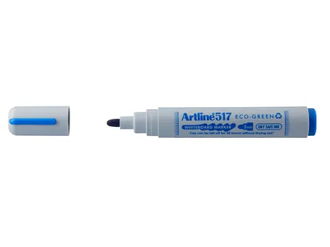 Whiteboardmarker Artline 517 Dry Safe Eco rond Medium blauw