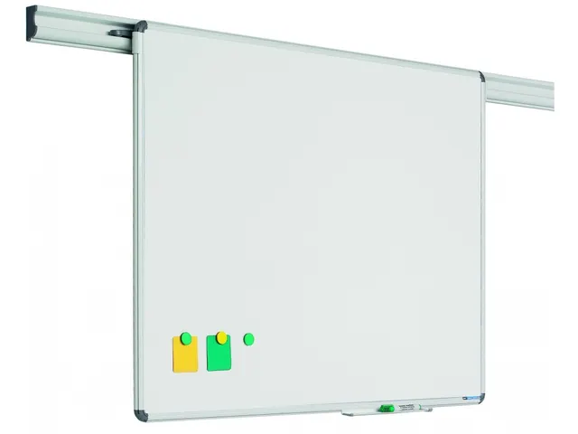 Smit Visual whiteboard Partnerline rail 90x120cm emaille