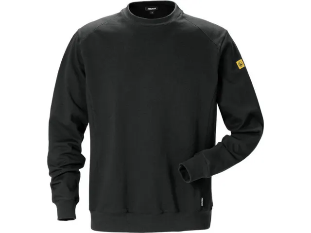 Fristads 125037 antistatische sweater, zwart, maat S, per stuk