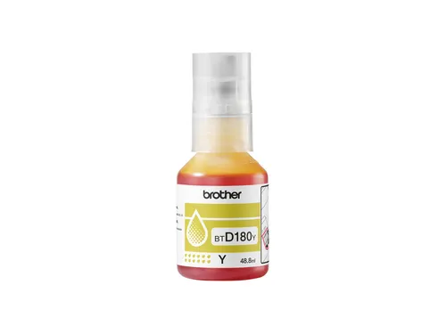 Navulinkt Brother BT-D180Y geel