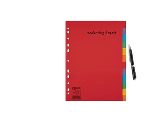 Tabblad Esselte A4 11-Gaats Karton 12-Delig Zonder Voorblad - 4