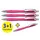 Balpen Schneider Slider Rave XB Power Pink doos a 3 + 1 gratis