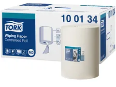 Tork 100134 Wiping Centerfeed Poetspapier Advanced 1-laags wit