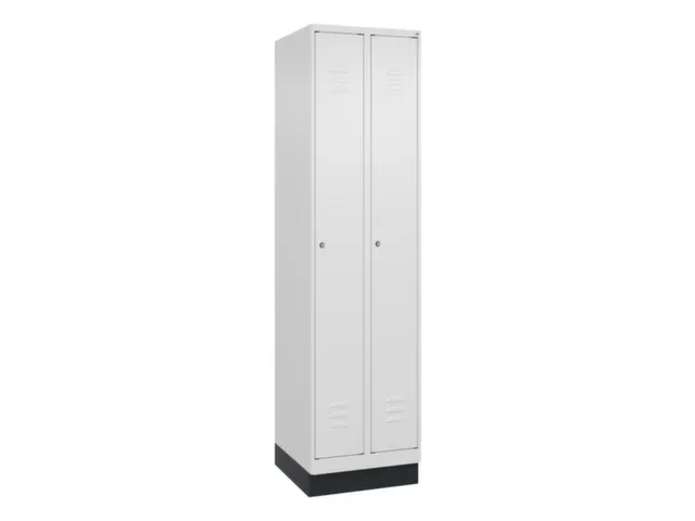 locker,HxBxD 1950x500x500mm,2vak,vak B 250mm,cil.-slot,sokkel