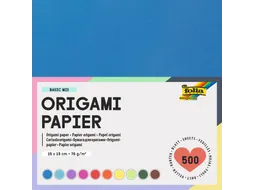 Origami papier Folia 70gr 15x15cm 500 vel assorti kleuren