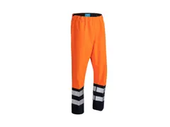 Sioen Hovi 7276 regenbroek, oranje/marineblauw, maat 2XL, per stuk