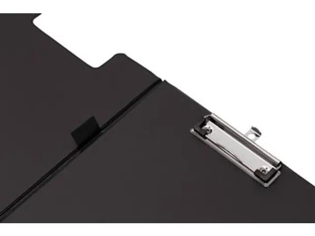 Klemmap Opvouwbaar PVC A4 Zwart