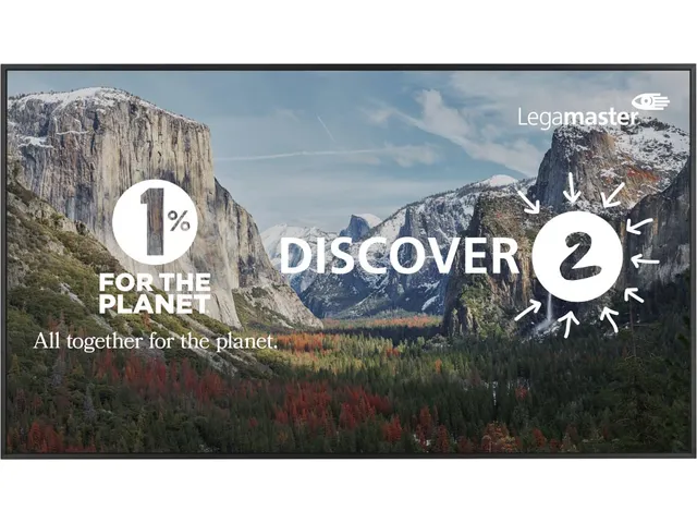 Legamaster Discover 2 Professional Monitor 65 inch met muurkolom