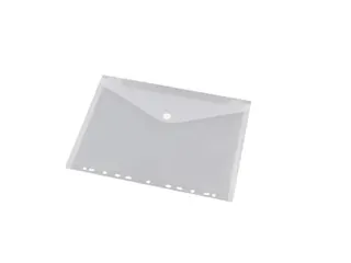 Enveloptas Velcro Sluiting A4 Geperforeerd 11-gaats Wit 10 Stuks - 4