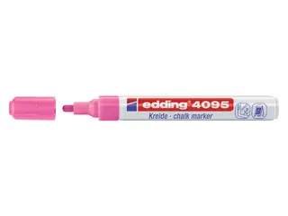 Krijtstift edding 4095 rond neon roze 2-3mm - 1