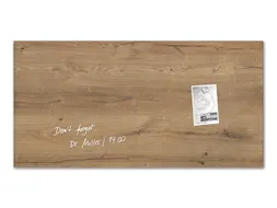 Glas/magneetbord Sigel Artverum 91X46 Natural Wood