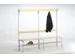 banc-patère,HxLxP 1650x2000x375mm,barrettes en bois
