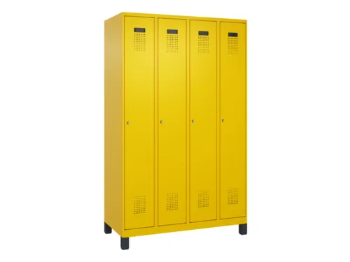 locker,HxBxD 1950x1200x500mm,4vak,vak B 300mm,cil.-slot,voeten