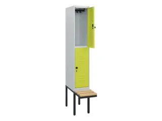 Dubbeldekse dekenkist,HxBxD 1950x300x815mm,1x2vak.,vak B 300mm - 2