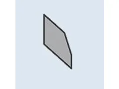 verdeelschot,v. schroefstelling,D 400mm,staal verzinkt