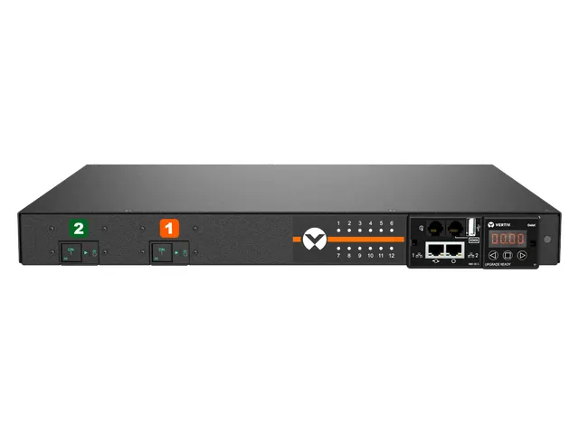 Vertiv Geist MGU3E1R6-12CF13-3PS6B2H10-S, Geschakeld, 0U, Eenfasig, Ho