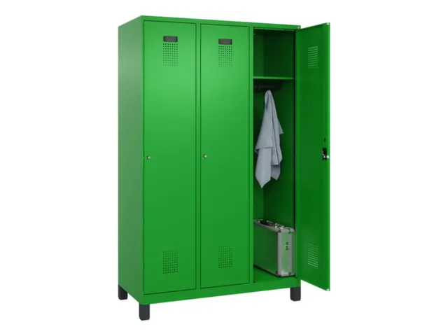 locker,HxBxD 1950x1200x500mm,3vak,vak B 400mm,cil.-slot,voeten