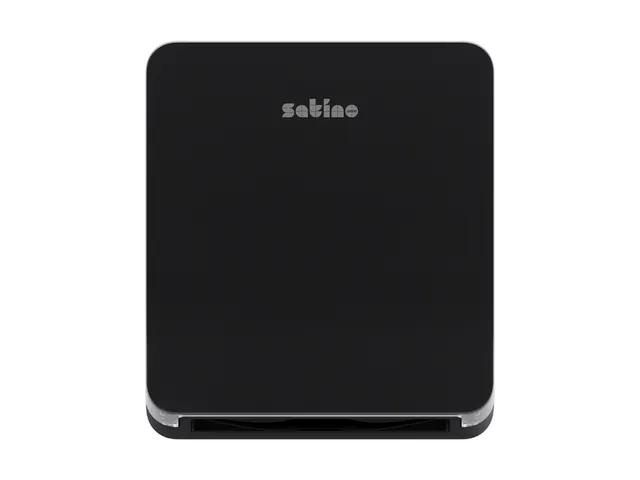 Handdoekdispenser Satino PT2 Hyginity S zwart 333413