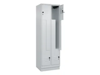 Z-garderobekast,HxBxD 1950x600x500mm,vak B 150/300mm,draaigrendel - 2