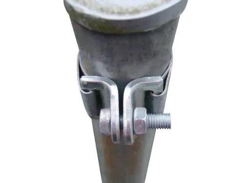 Klemmenband,V. Afvalbak,Paalmontage
