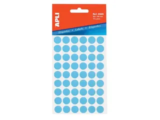 Apli Ronde Etiketten Ø13mm Blauw - 1
