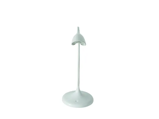 Ledarum LED-bureaulamp wit flexibele arm en kap