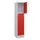 lockerkast,HxBxD 1950x400x500mm,1x3vakken,vak B 400mm,cil.-slot,sokkel