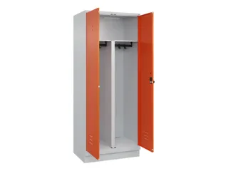 PBM-locker,HxBxD 1950x800x500mm,2vak,vak B 400mm,draaigrendel - 2