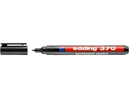 Viltstift edding 370 rond 1mm zwart