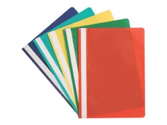 Snelhechtmap Assorti Kleuren PP A4 Pak Van 5 Stuks