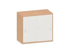schuifdeurkast,HxBxD 720x800x430mm,decor romp beuken,decor front wit