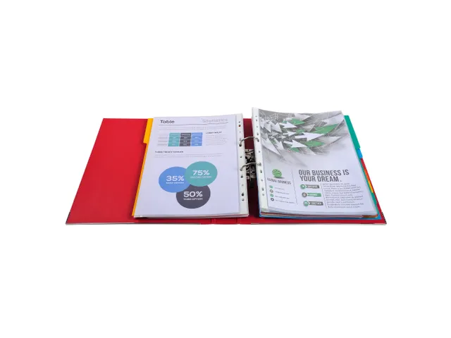 Ordner PP Prem'Touch A4 maxi 50mm Assorti