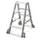 Vouwladder Aluminium Beide Zijden 2x4treden Verrijdbaar L 1 71m