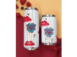Thermosbeker Les Artistes Paris blik 280ml Chupa Kiss met rietje - 4