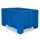 Stapelcontainer Pe Hxbxd 760x1200x1000mm 610 Liter 4Poten Blauw