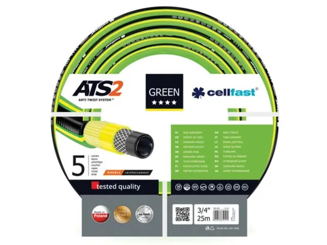 Cellfast - Tuinslang - Green Ats2 - 3/4 Inch - 25 M