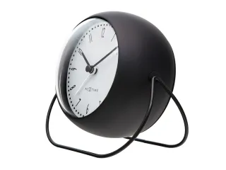 Wekker NeXtime Bubble alarm clock 11x8cm zwart metaal - 4