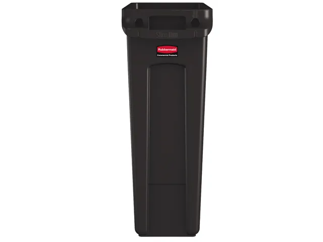 Collecteur Slim Jim avec conduits d'aération 87 litres marron