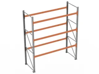 palletstelling,grondveld,HxBxD 3300x2870x1100mm,vakl. 1480kg - 2