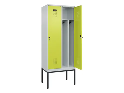 locker voor scheiding van kleding,HxBxD 2120x800x500mm,2vak