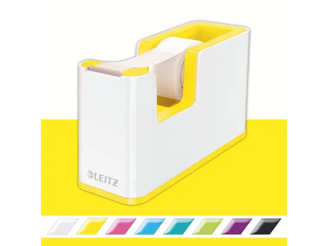 Plakbandhouder Leitz WOW wit/geel