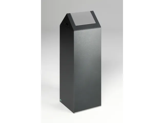 Afvalverzamelaar Zelfblussend 89 Liter 1045X320X320Mm Klemring Zilver