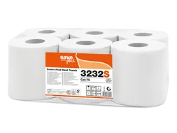 Poetspapier Celtex Save Centerfeed Midi 2-laags wit 108 meter krimp a