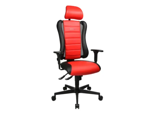 Topstar Bureaustoel Sitness Racer RS Hoofdsteun Zwart Rood