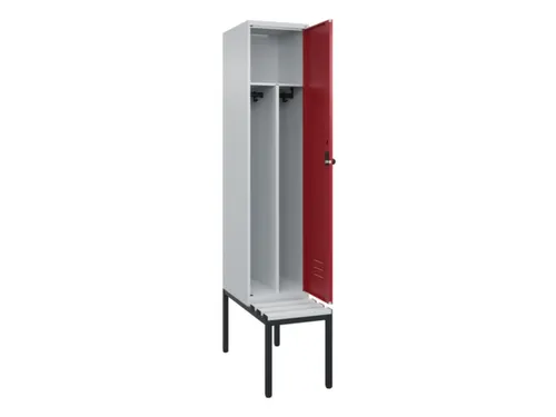 locker voor scheiding van kleding,HxBxD 2120x400x815mm,1vak