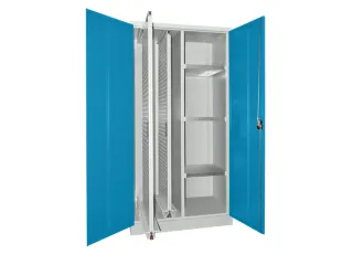 verticale kast,HxBxD 1950x1000x600mm,RAL7035,front RAL5012 - 1